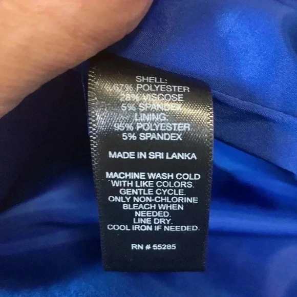 Express Royal Blue MIDI Skirt,  Size 0 - Picture 4 of 4